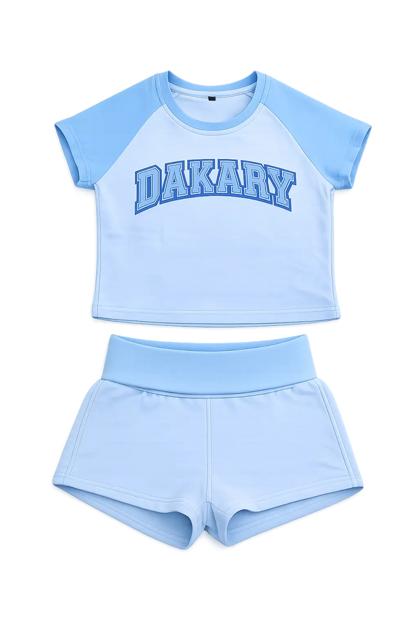 Dakary Raglan Set Blue