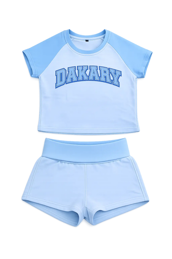 Dakary Raglan Set Blue