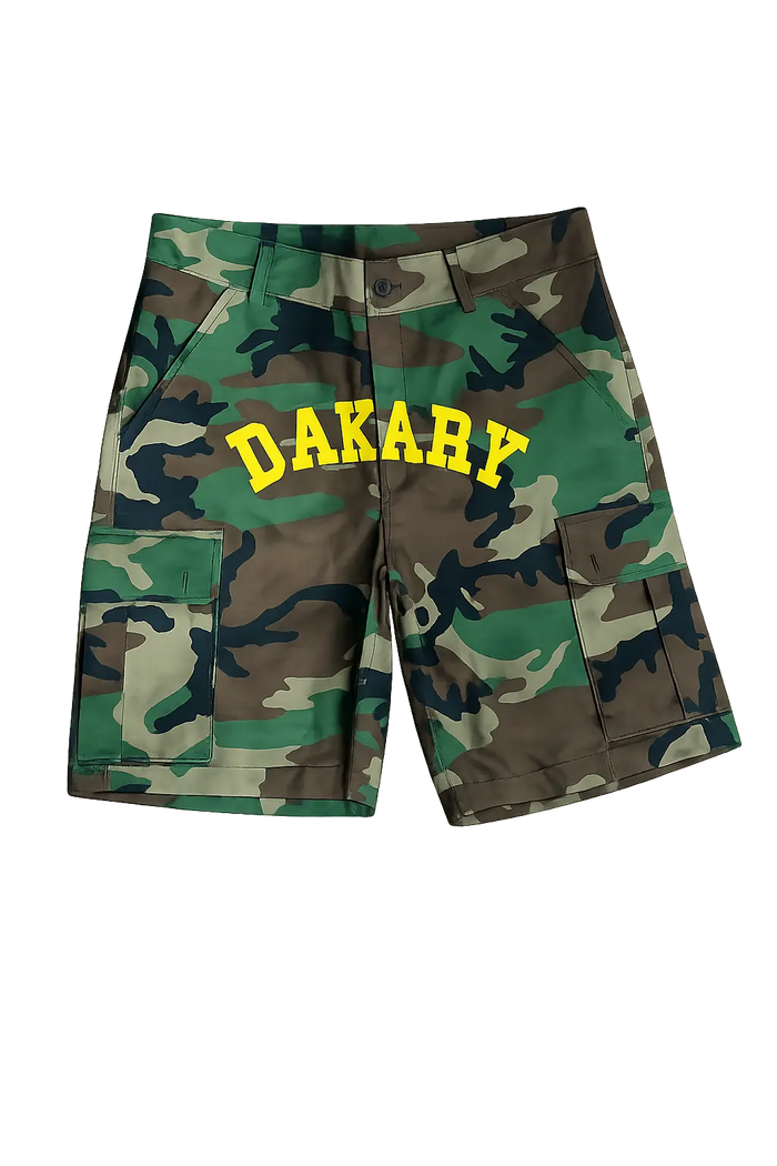 Dakary Camo Cargo Shorts